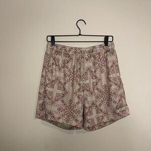 🍂 PacSun Paisley Pattern Jersey Shorts Men's